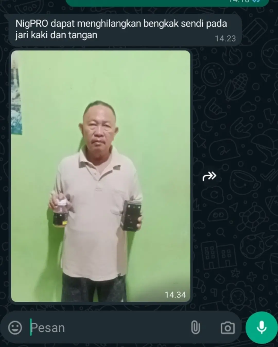 Bengkak pada sendi menghilang